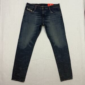 Diesel Mens Jeans Size 40x32 2019 D Strukt 09C73 Made in Italy